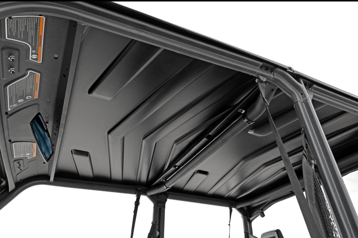 Can-Am Defender MAX HD10 UTV Roof - 4-Door - Rough Country - Molded, High Molecular Weight Polyethylene